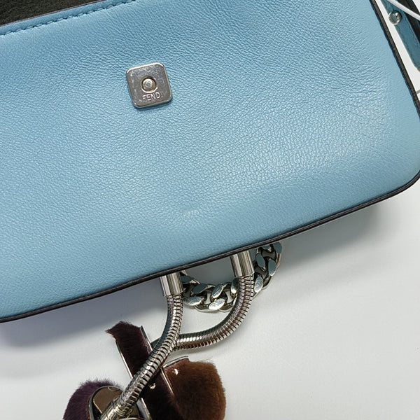 Baguette Micro Calfskin Blue