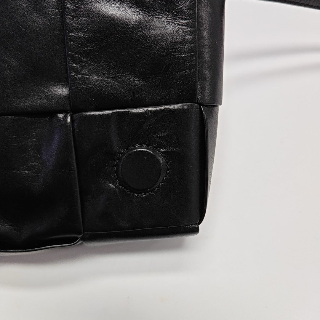 Calfskin Shoulder Bag Black