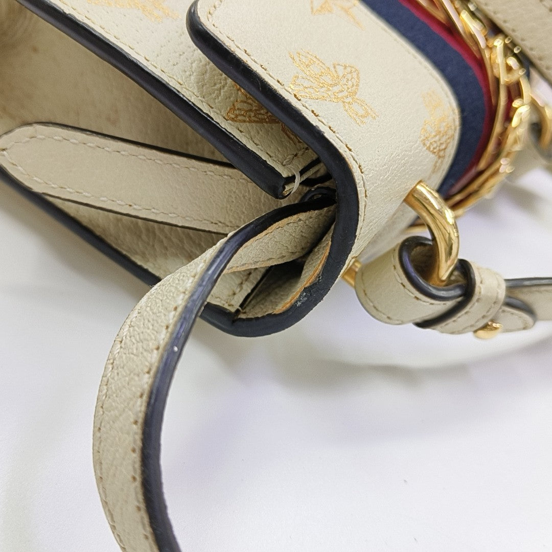 Sylvie Mini Calfskin White