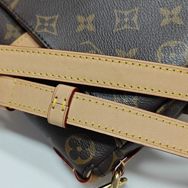 SAUMUR BB Monogram Coated Canvas Brown