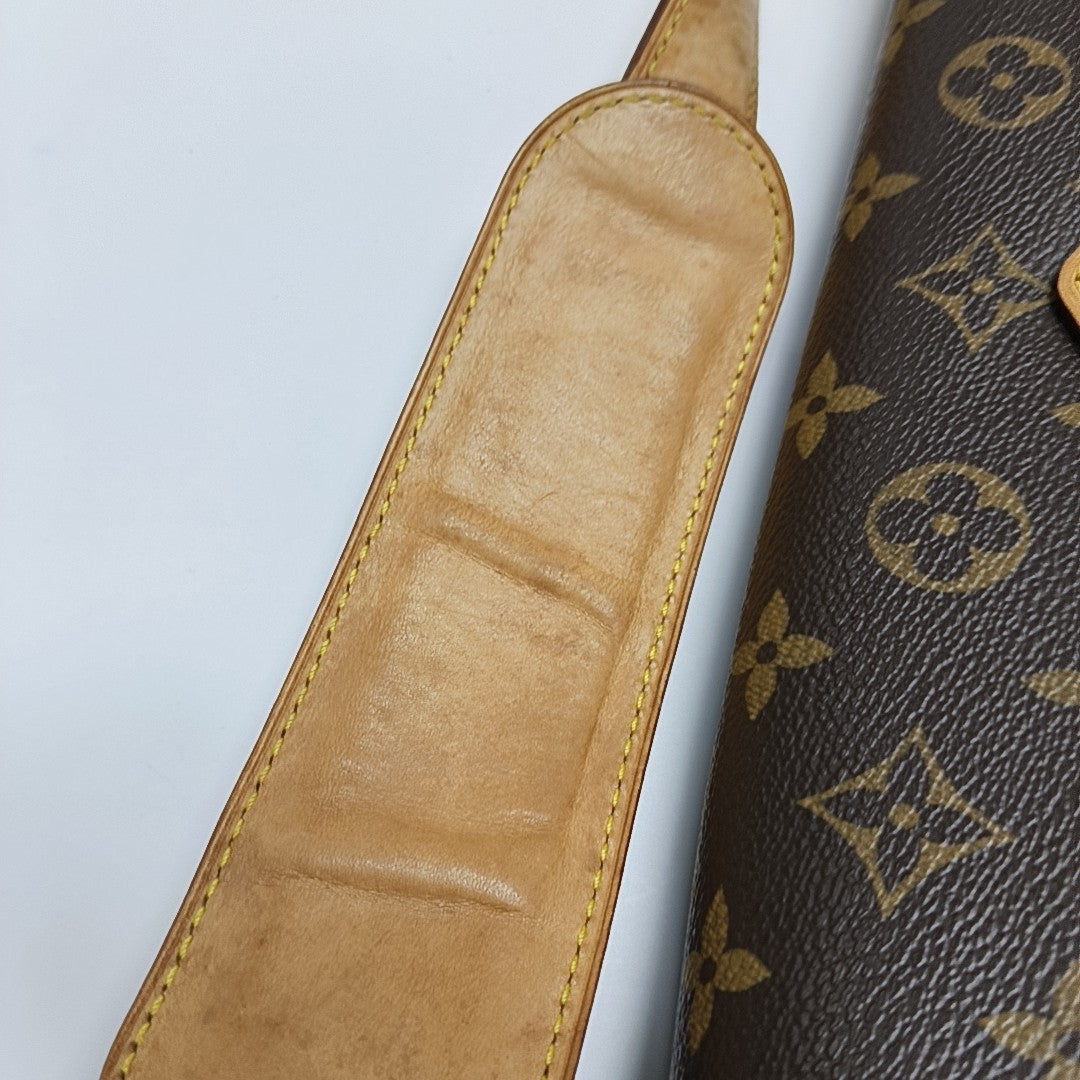 HUDSON PM Monogram Coated Canvas Brown