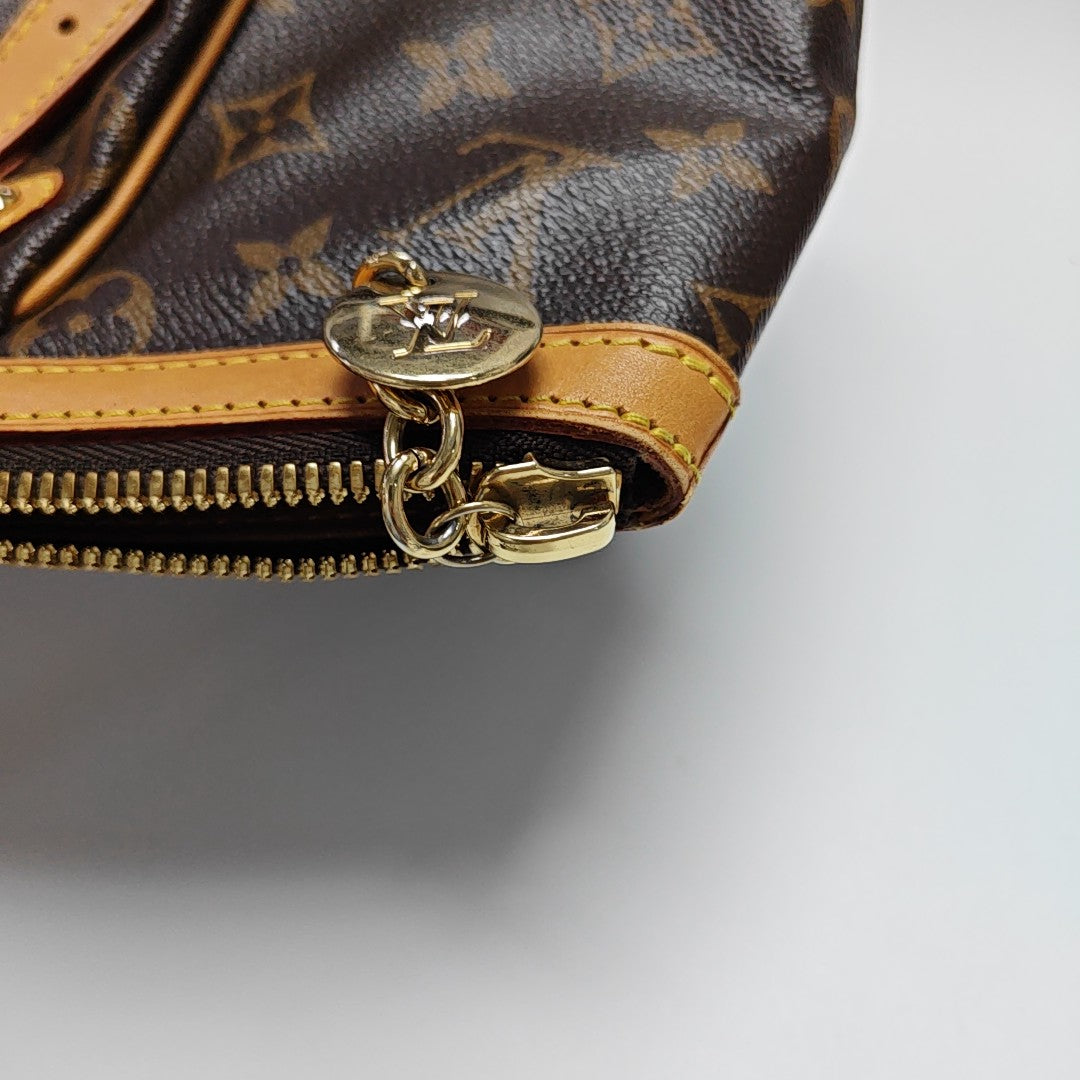 TIVOLI GM Monogram Coated Canvas Brown