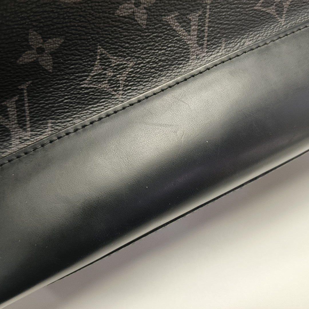 VOYAGER PM Monogram Coated Canvas Black