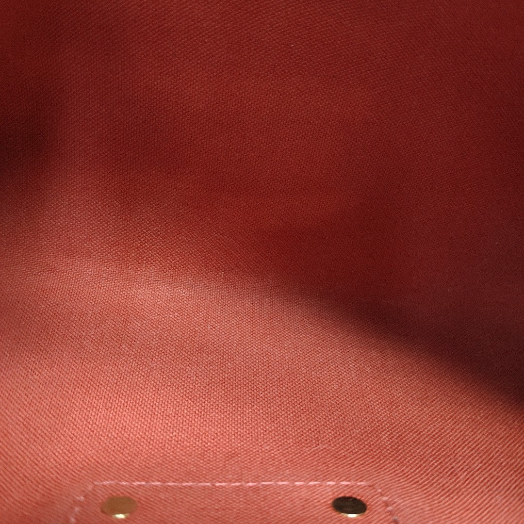 EVA Damier Ebene Coated Canvas Brown