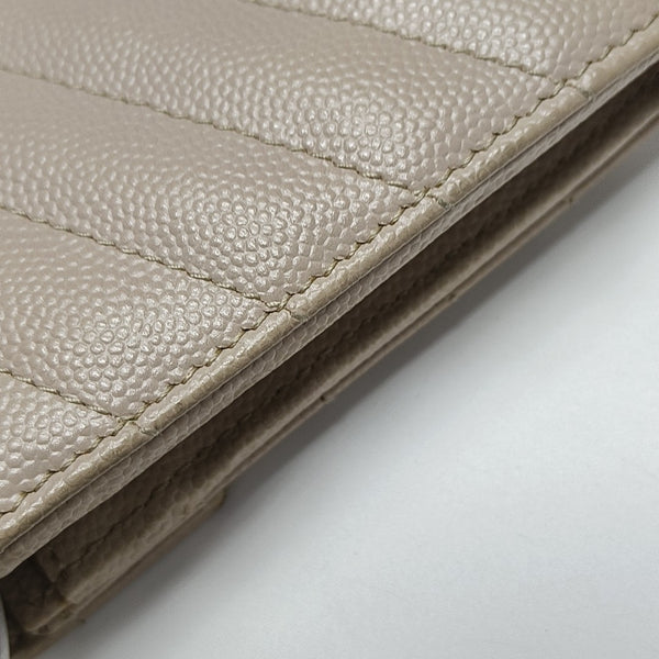 MONOGRAM Chevron Calfskin Pink