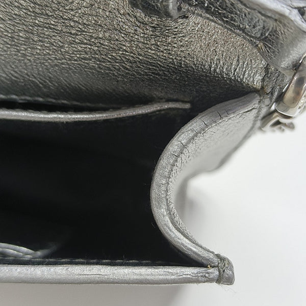 My Miu Quilted Lambskin Silver