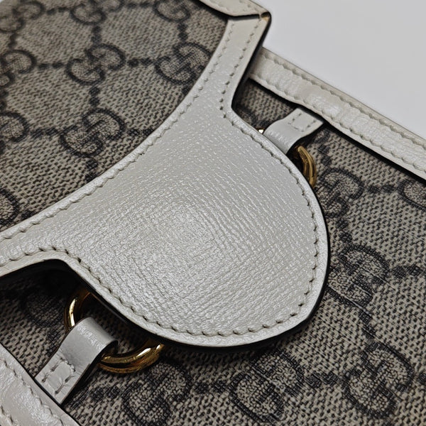 Horsebit 1955 Mini Coated Canvas Beige