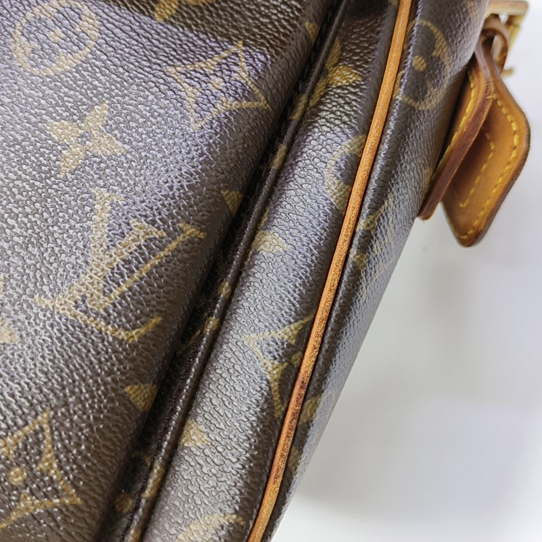 VIVA CITE Monogram Coated Canvas Brown