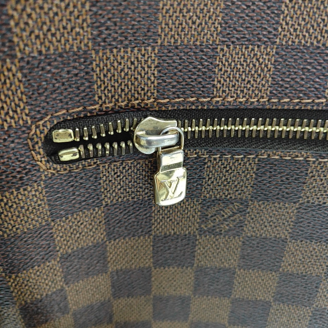 BROOKLYN Damier Ebene Coated Canvas Brown