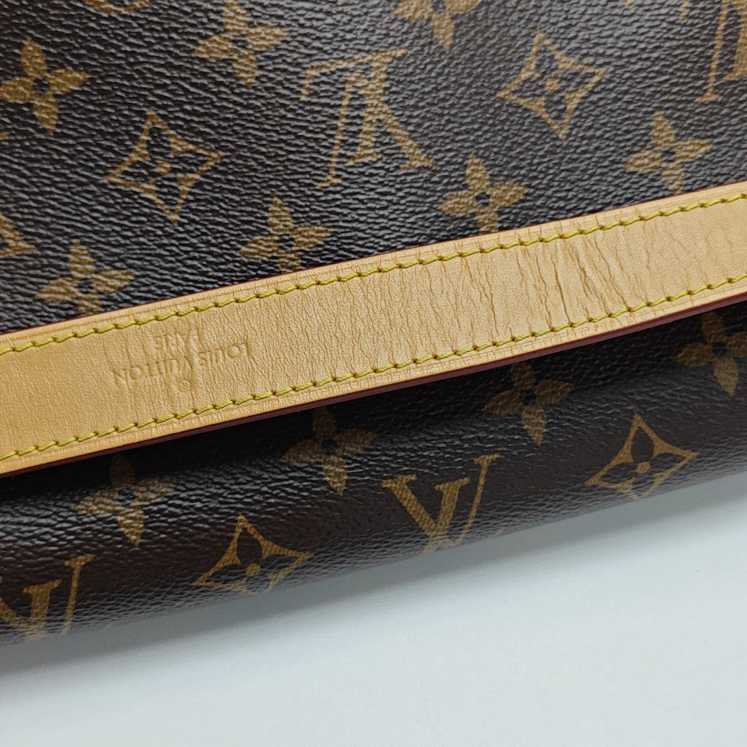 DIANE Monogram Coated Canvas Brown