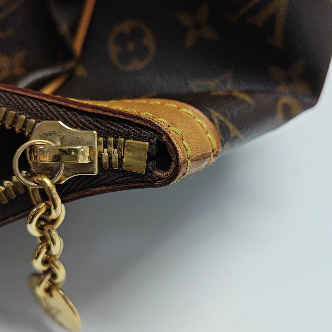 TIVOLI GM Monogram Coated Canvas Brown