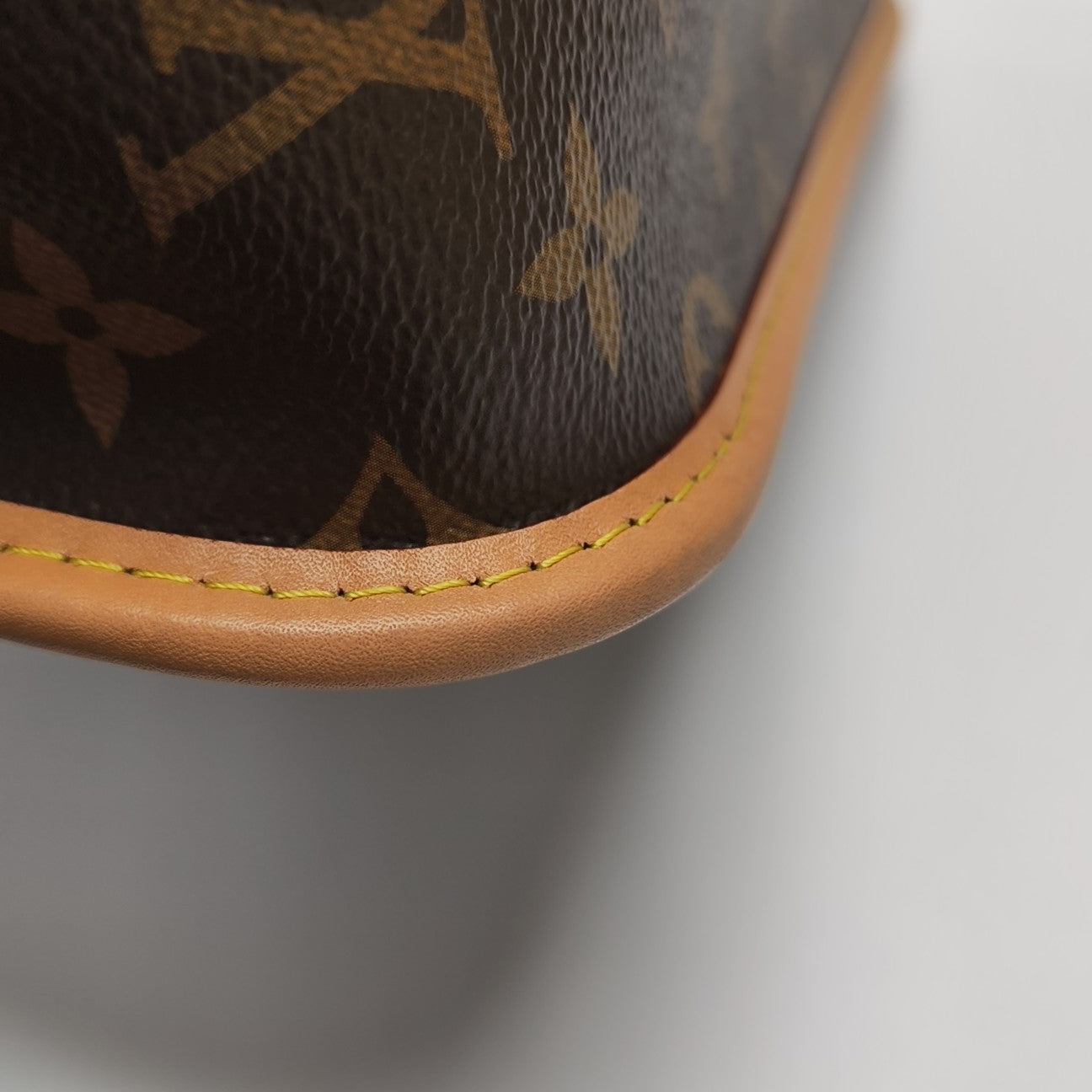 DIANE Monogram Coated Canvas Brown