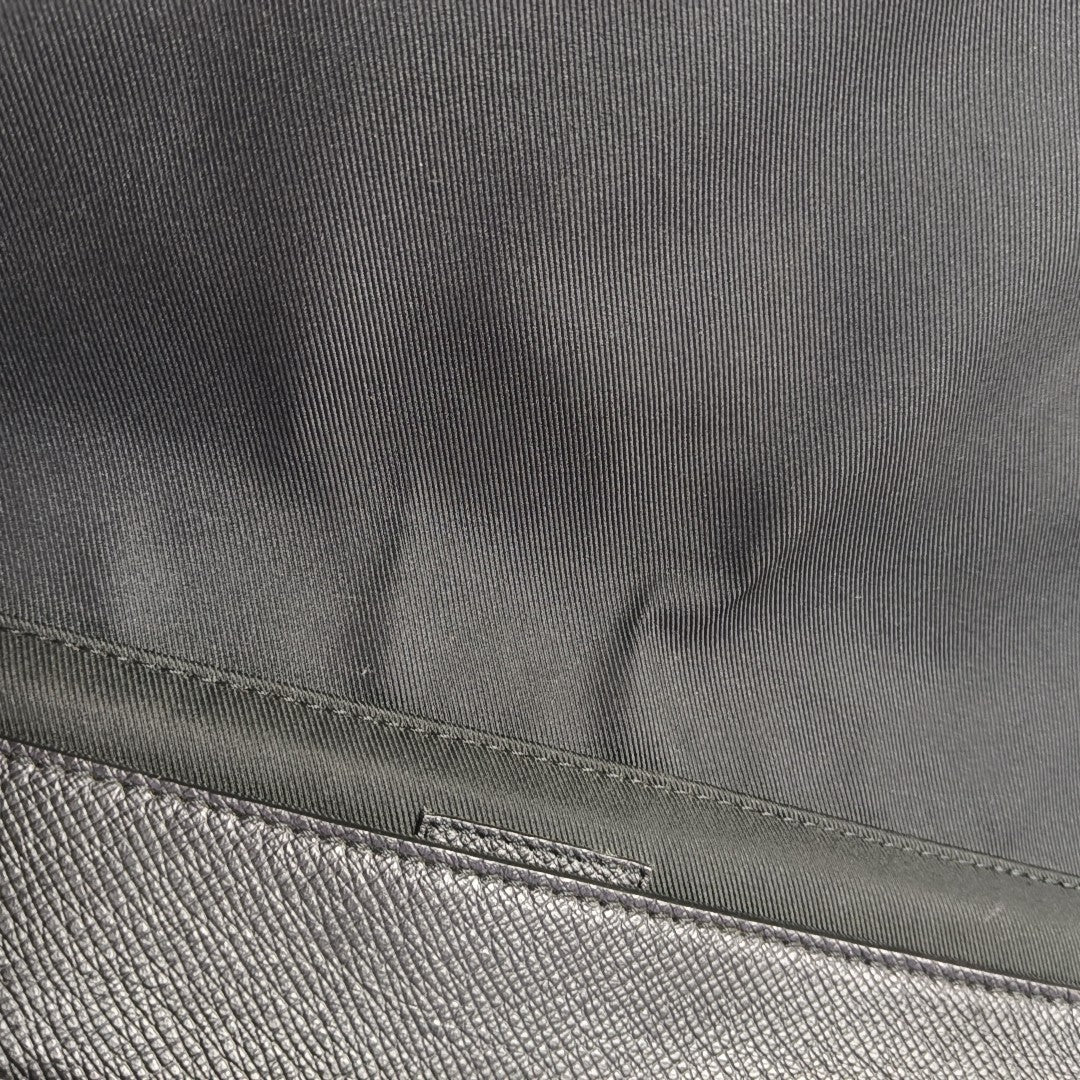 TAIGARAMA Monogram Coated Canvas Black
