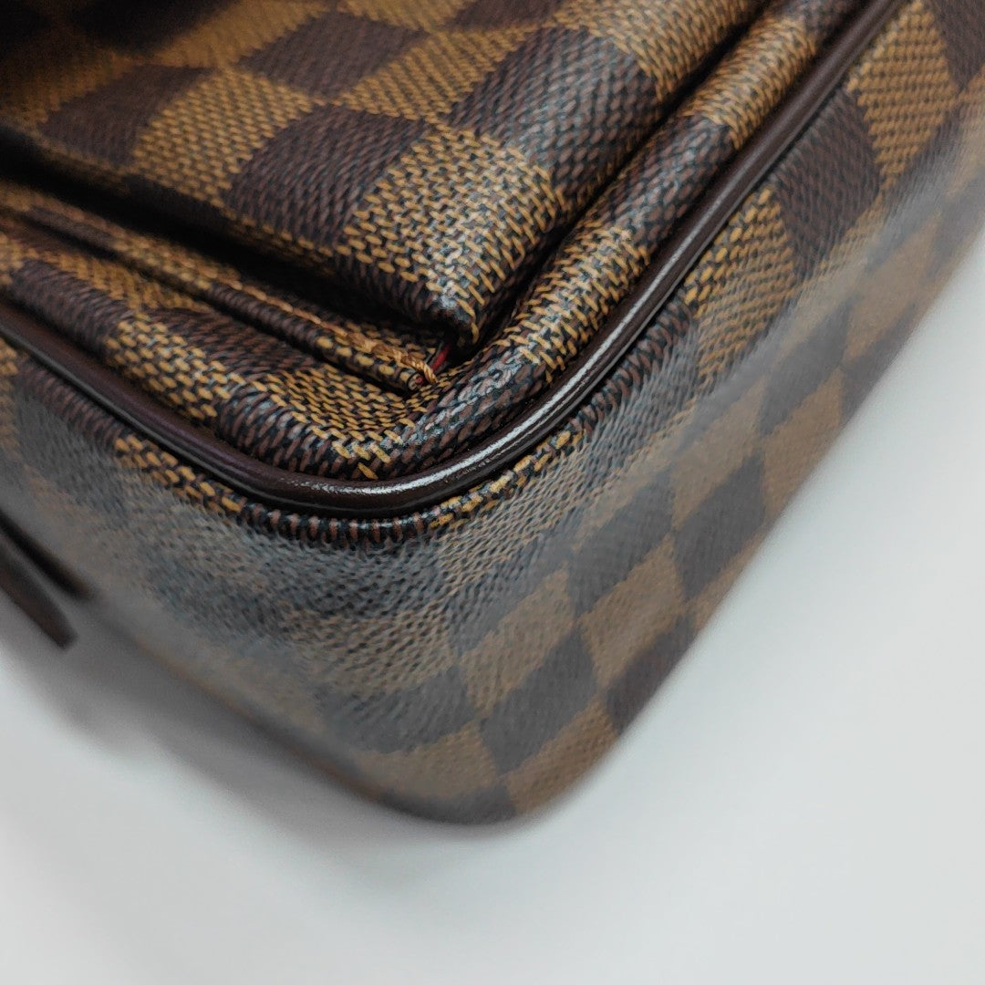 RAVELLO GM Damier Ebene Coated Canvas Brown