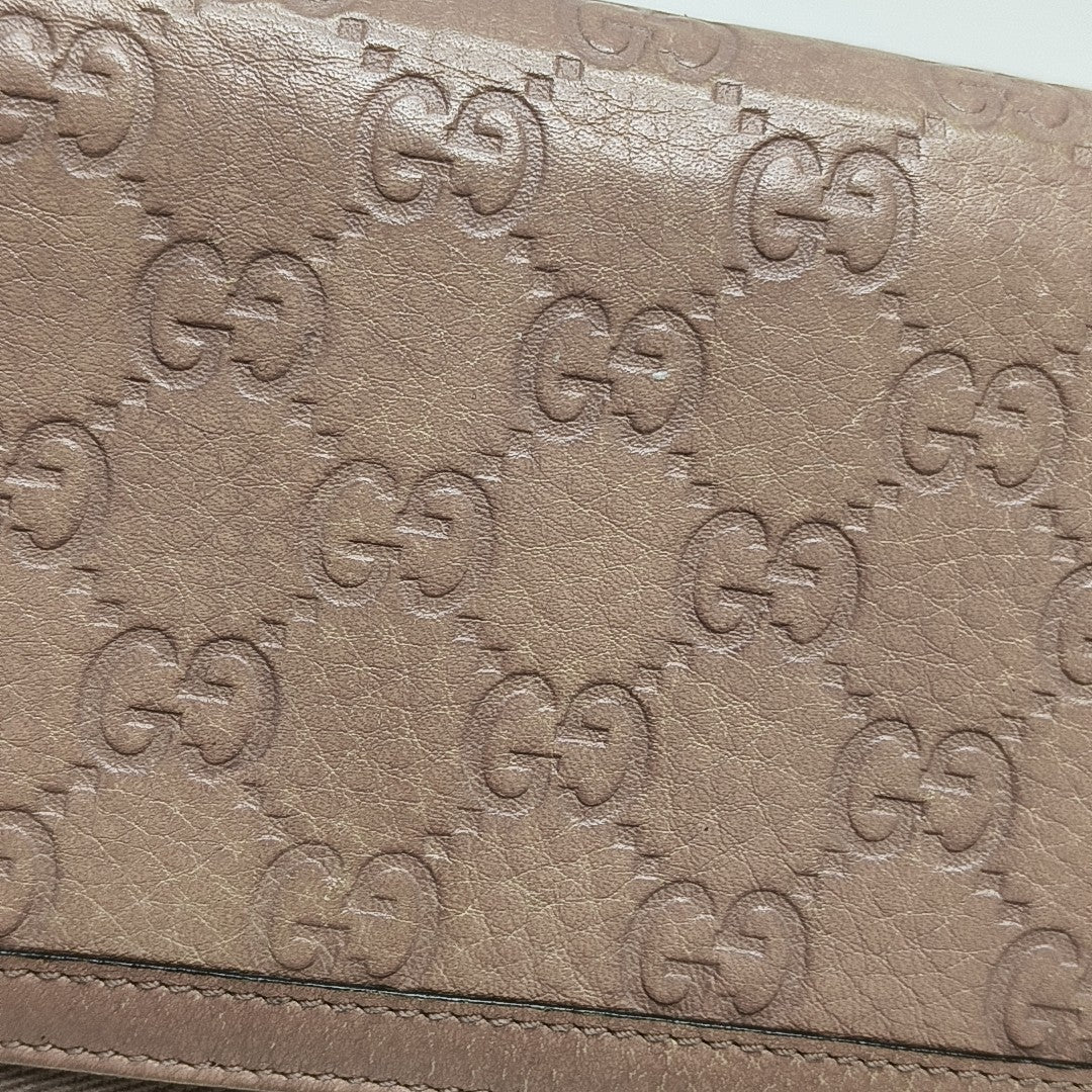 Monogram Calfskin Wallet Pink