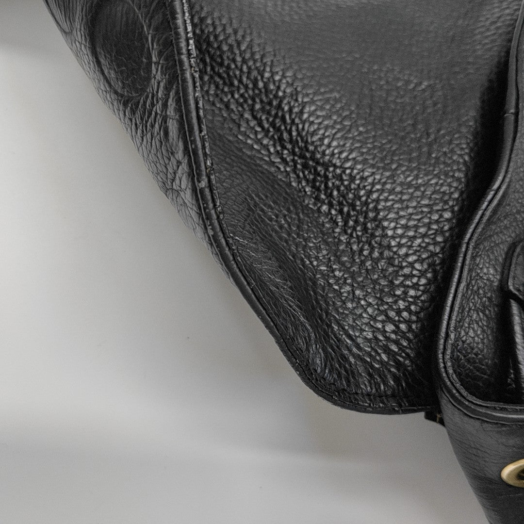 Calfskin Backpack Black