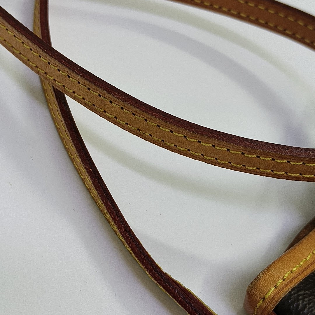 NÉONOÉ Nano Monogram Coated Canvas Brown