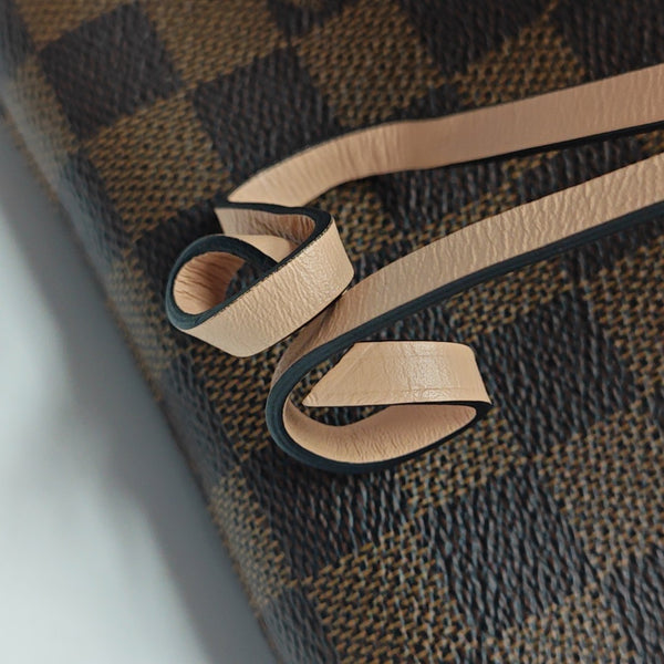 NÉONOÉ MM Damier Ebene Coated Canvas Brown