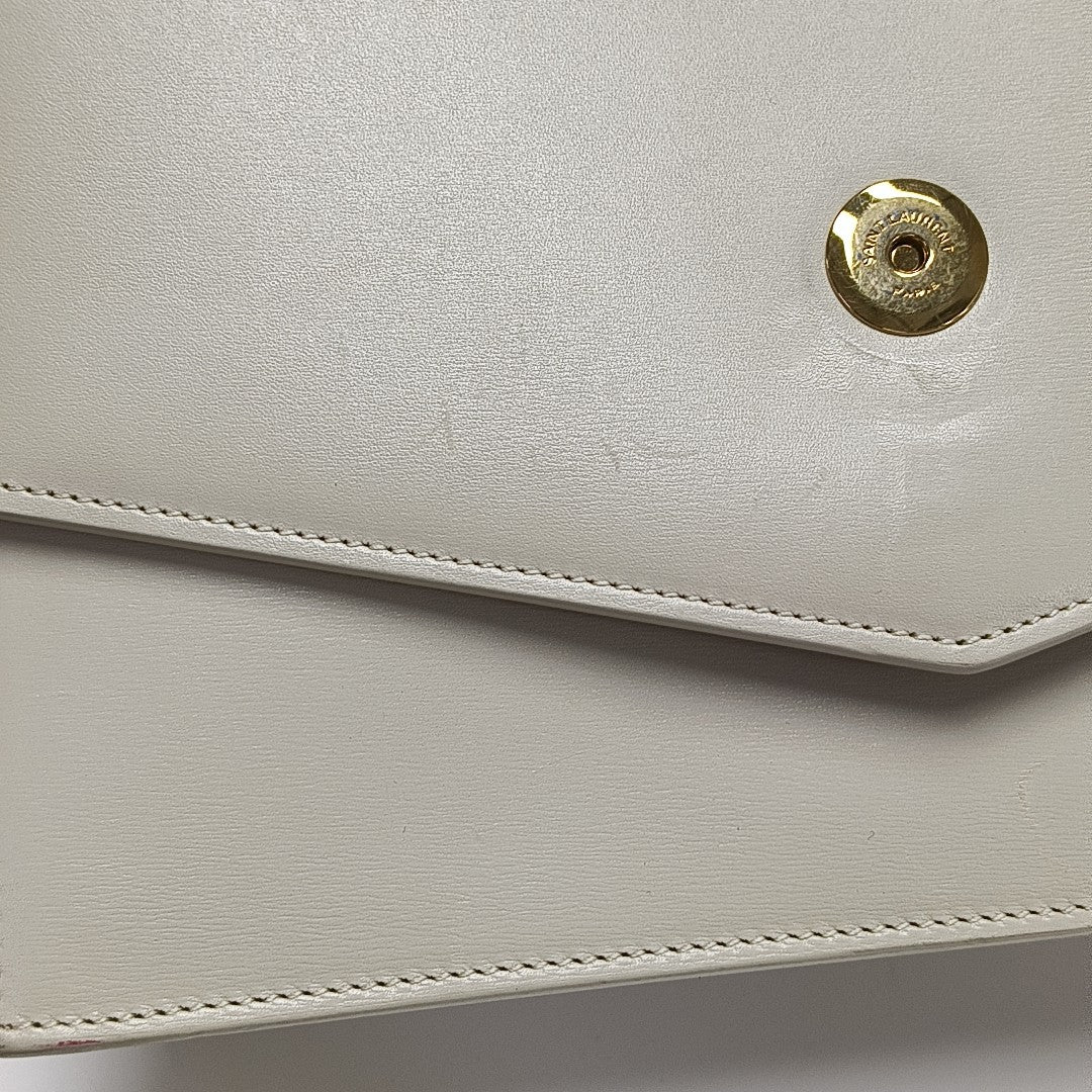 MONTAIGNE Calfskin White