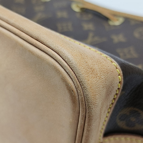 NOÉ BB Monogram Coated Canvas Brown