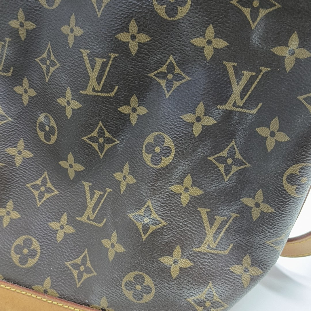NOÉ BB Monogram Coated Canvas Brown