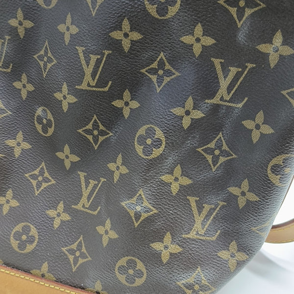 NOÉ BB Monogram Coated Canvas Brown