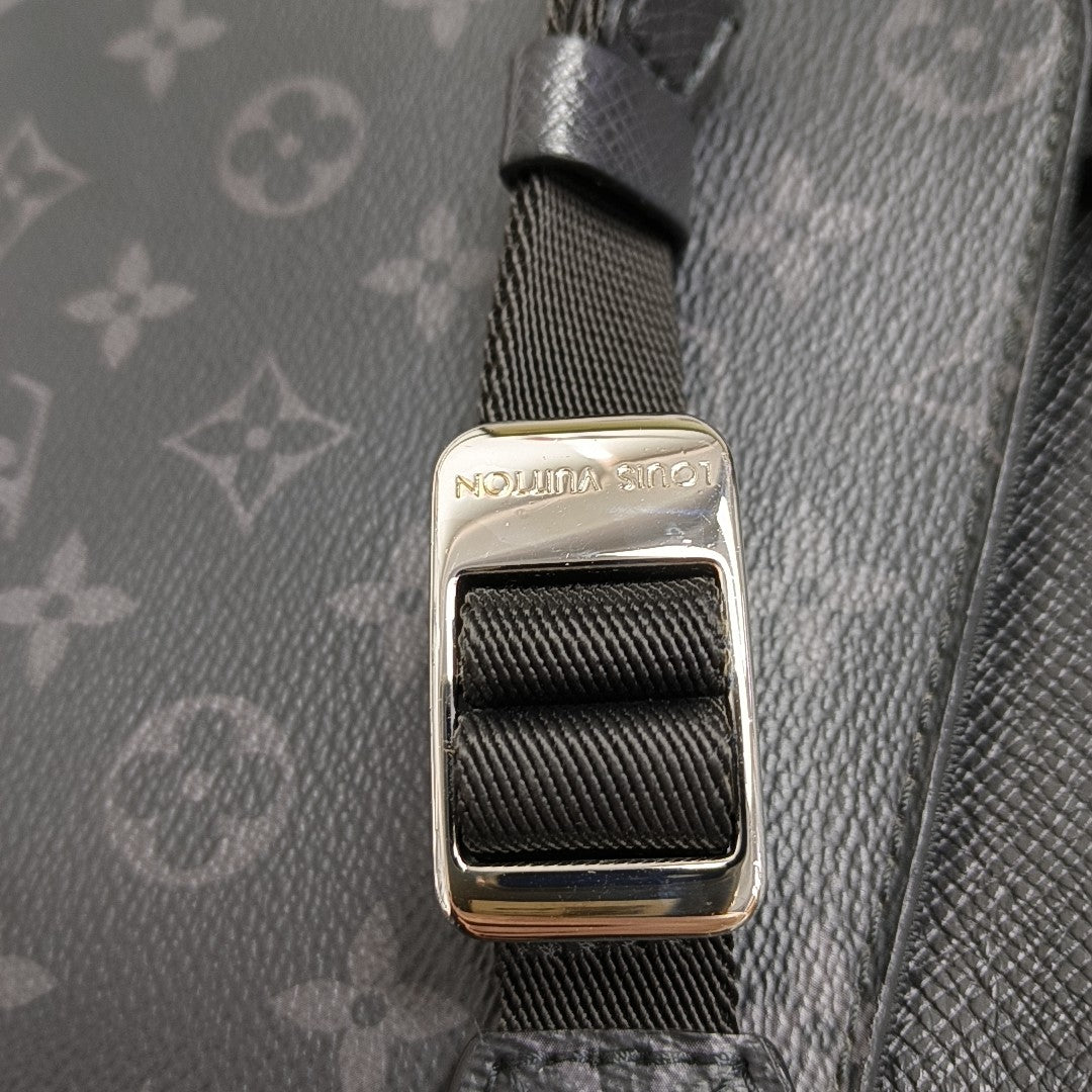TAIGARAMA Monogram Coated Canvas Black