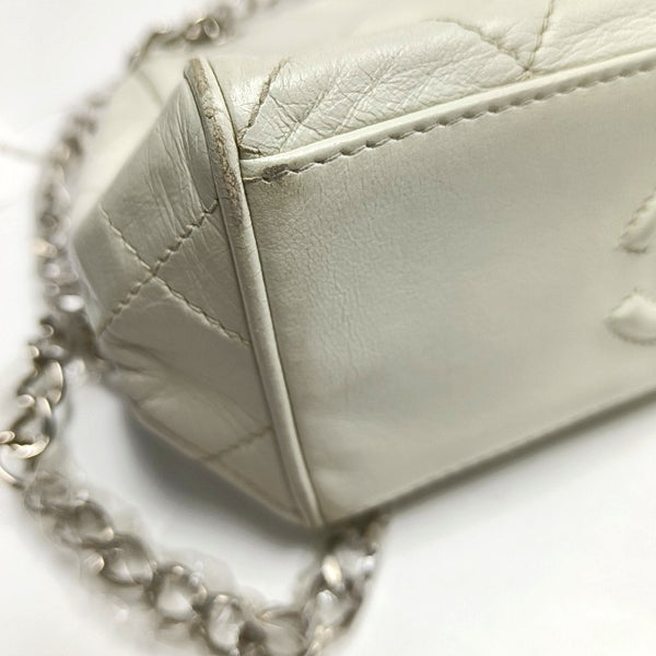 Quilted Lambskin White