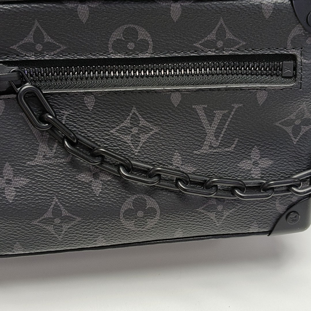 SOFT TRUNK Mini Monogram Coated Canvas Black
