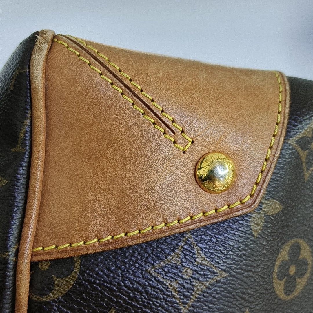 RETIRO NM Monogram Coated Canvas Brown