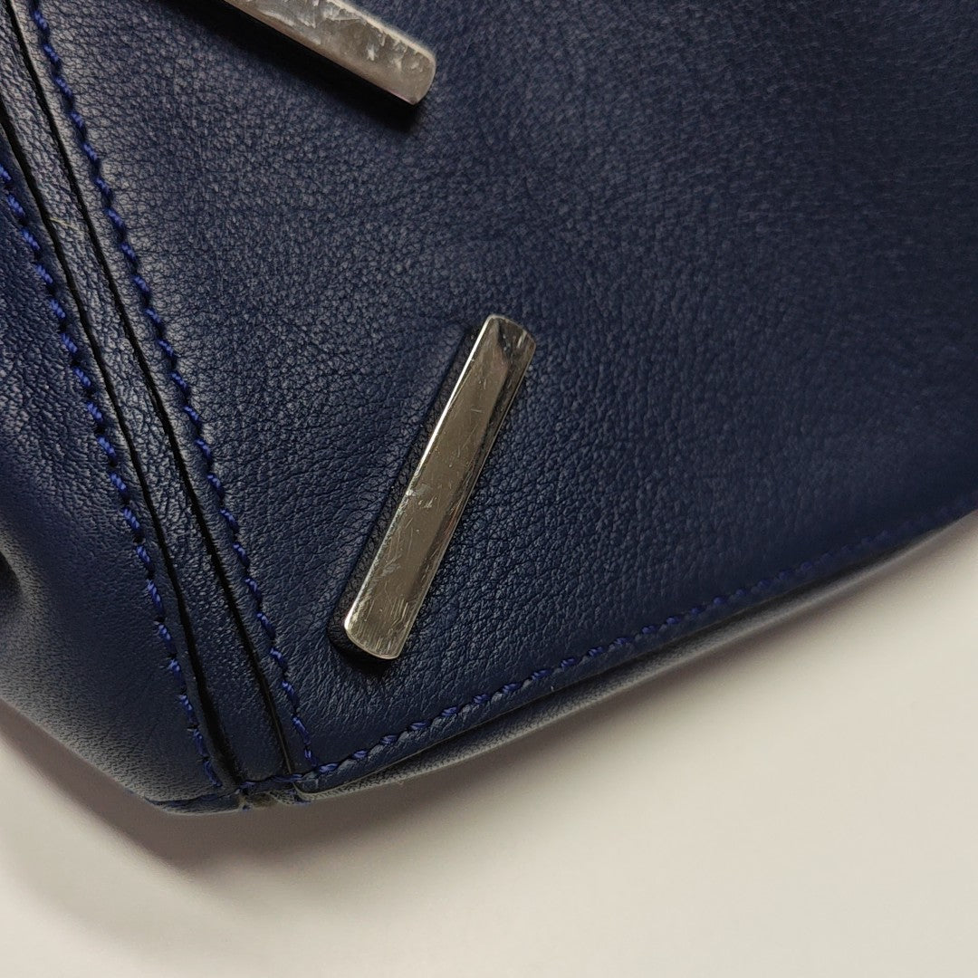 Puzzle Small Calfskin Blue