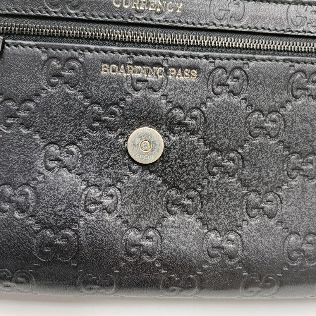Monogram Calfskin Clutch Black