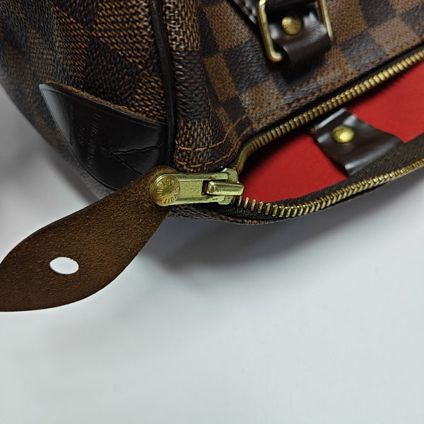 SPEEDY 30 Damier Ebene Coated Canvas Brown