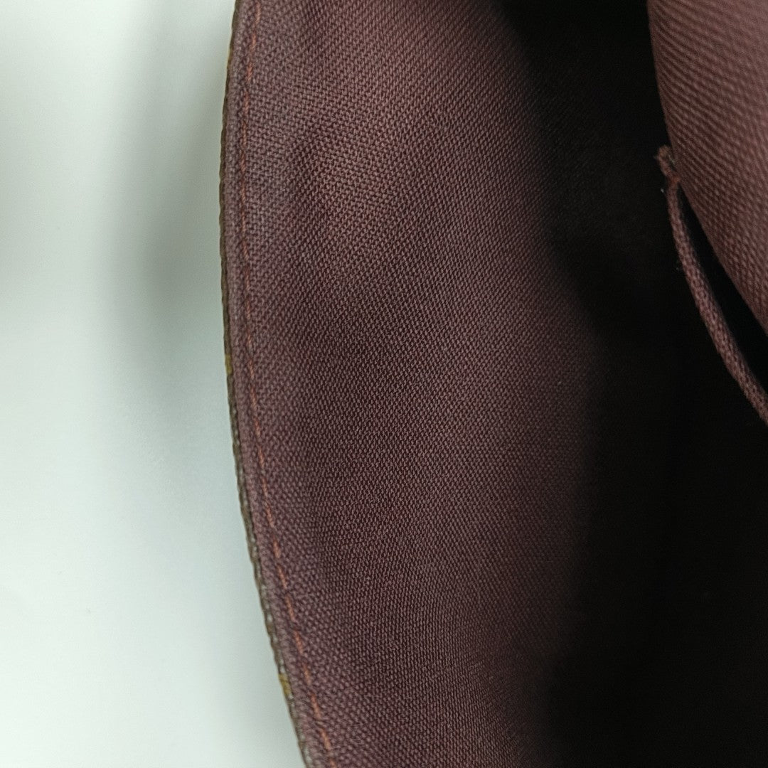 FAVORITE PM Monogram Coated Canvas Brown