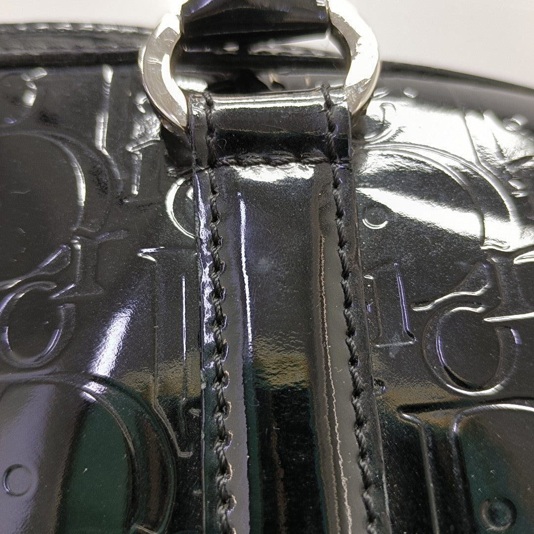 Boston Oblique Patent Leather Black