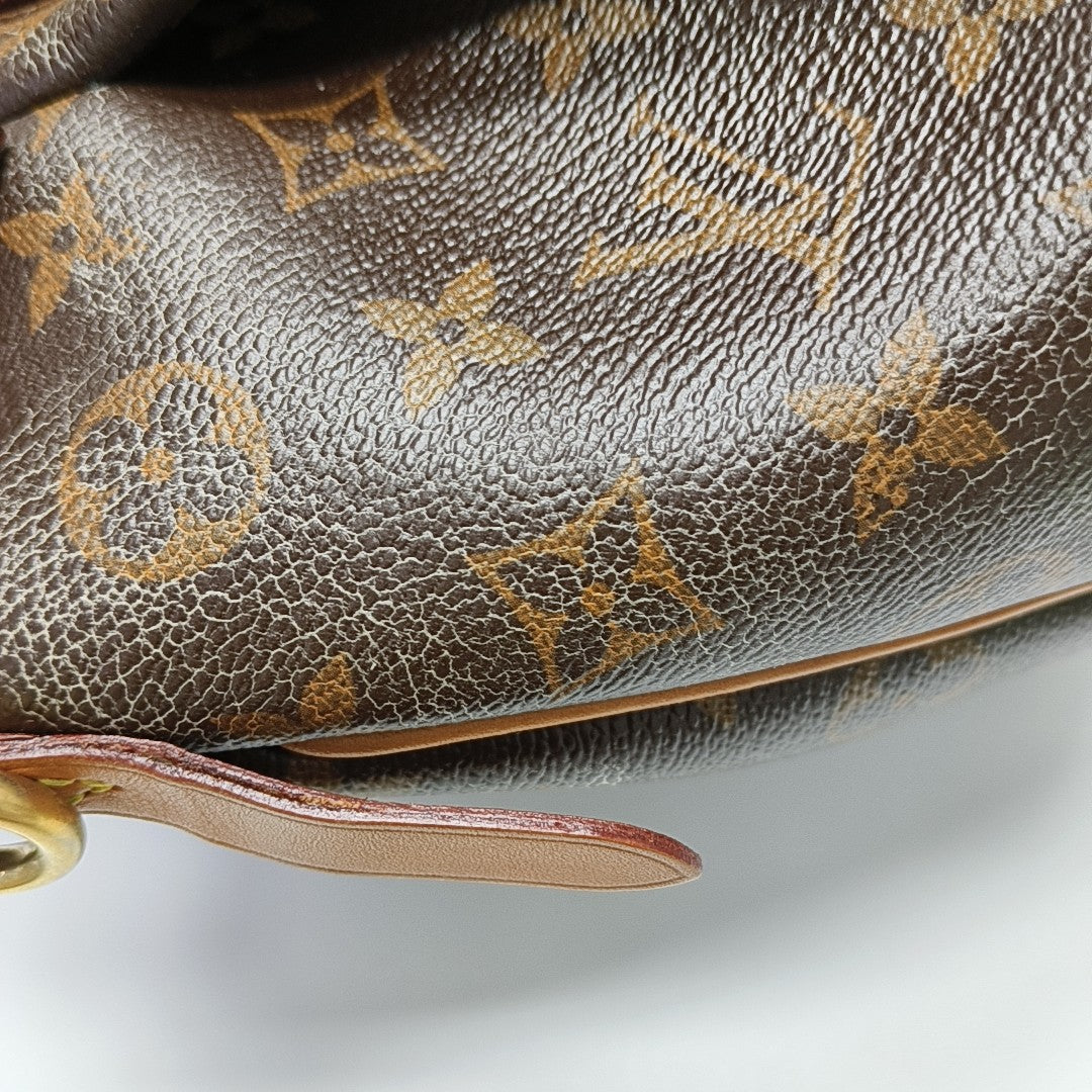 TURENNE PM Monogram Coated Canvas Brown