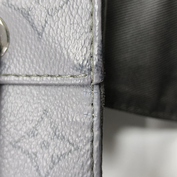 CHRISTOPHER Monogram Coated Canvas Gray