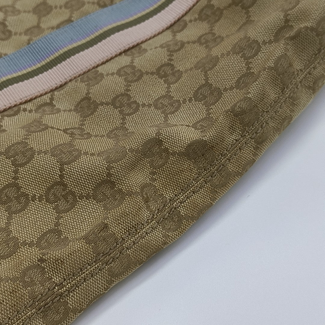 Monogram Canvas Tote Bag Beige