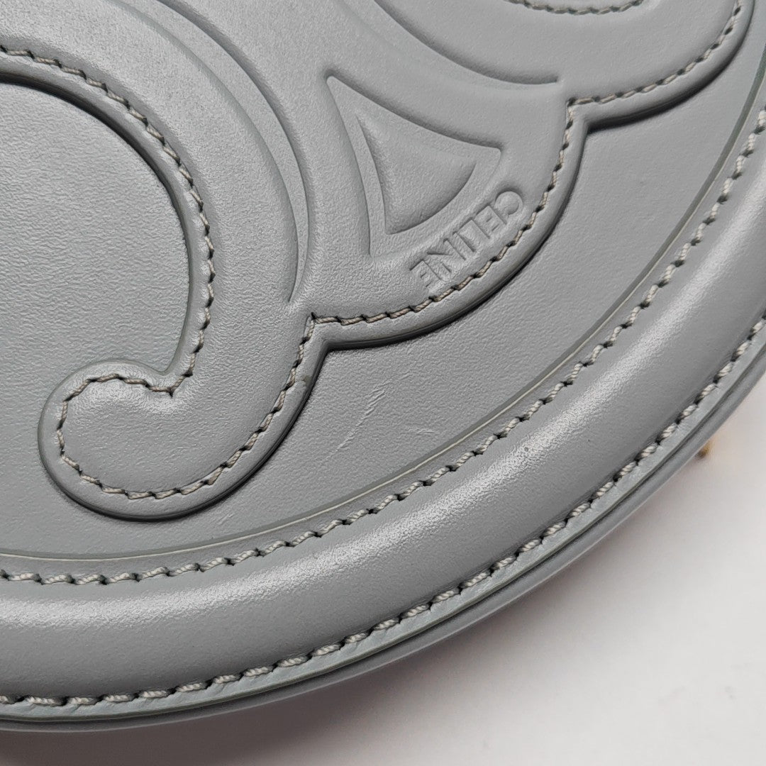 TRIOMPHE Mini Calfskin Blue