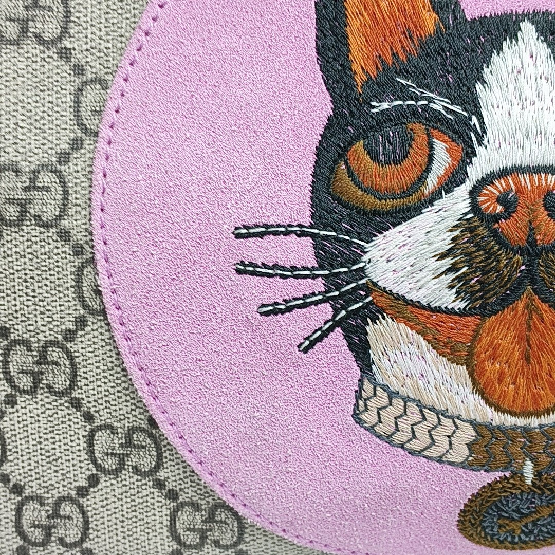 Children’s GG Bucket Monogram Coated Canvas Beige