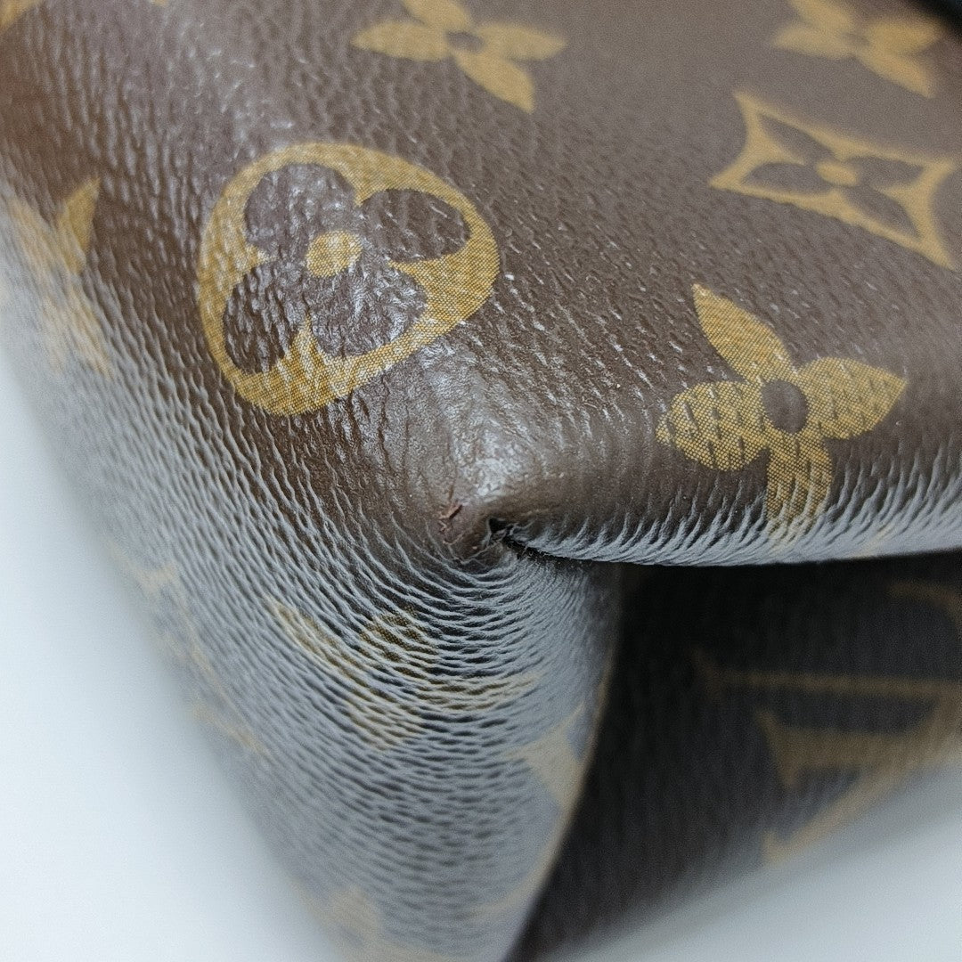 LOCKY BB Monogram Coated Canvas Brown