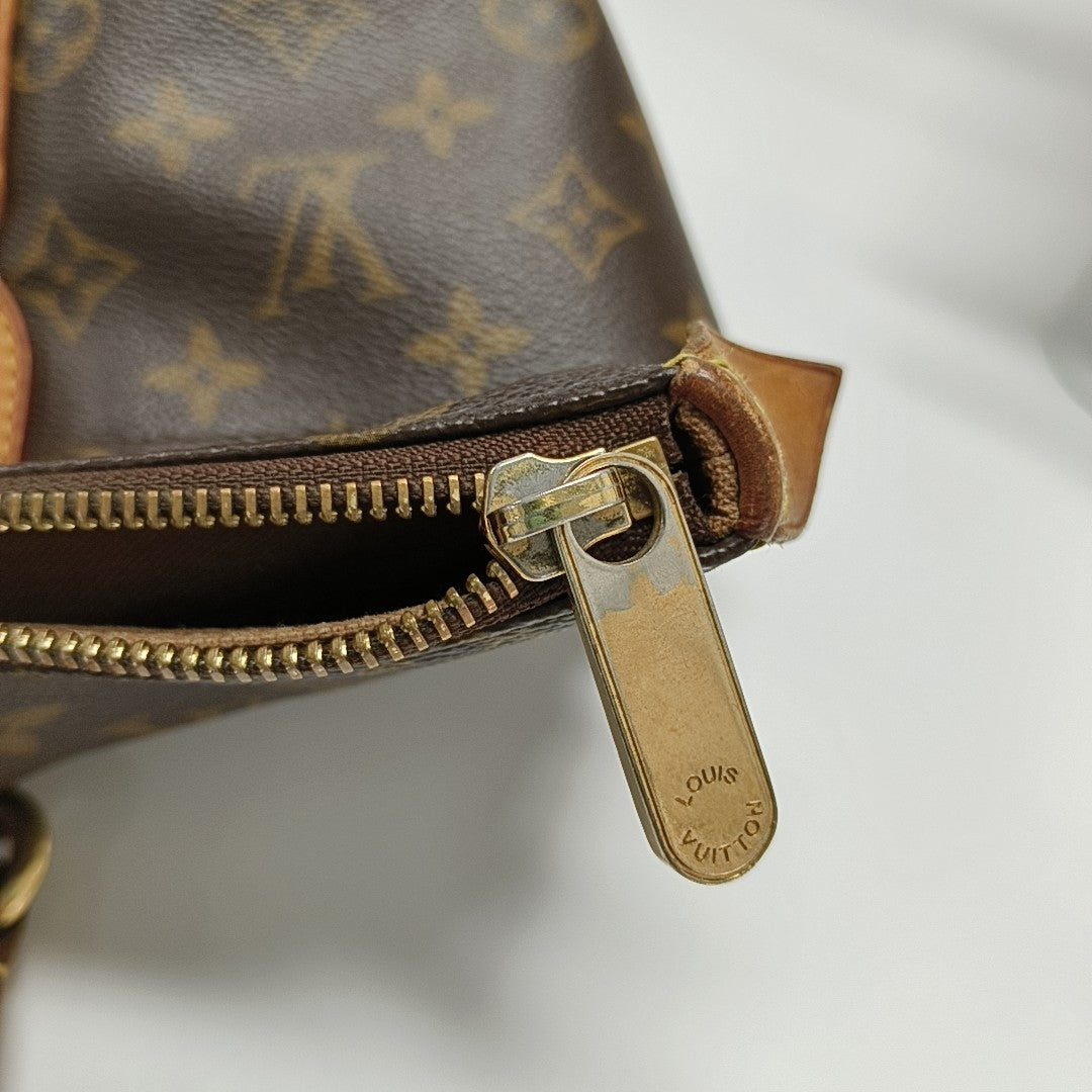 TOTALLY MM Monogram Coated Canvas Brown