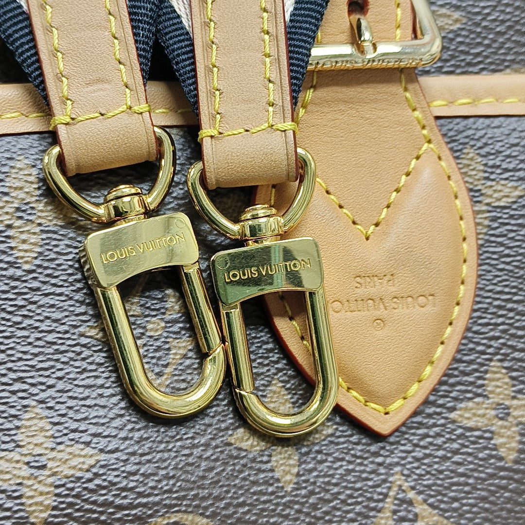 DIANE Monogram Coated Canvas Brown