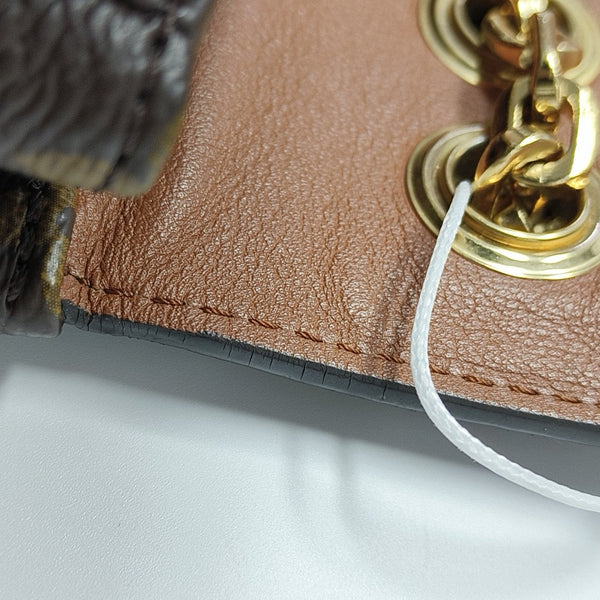 MARCEAU Monogram Coated Canvas Brown