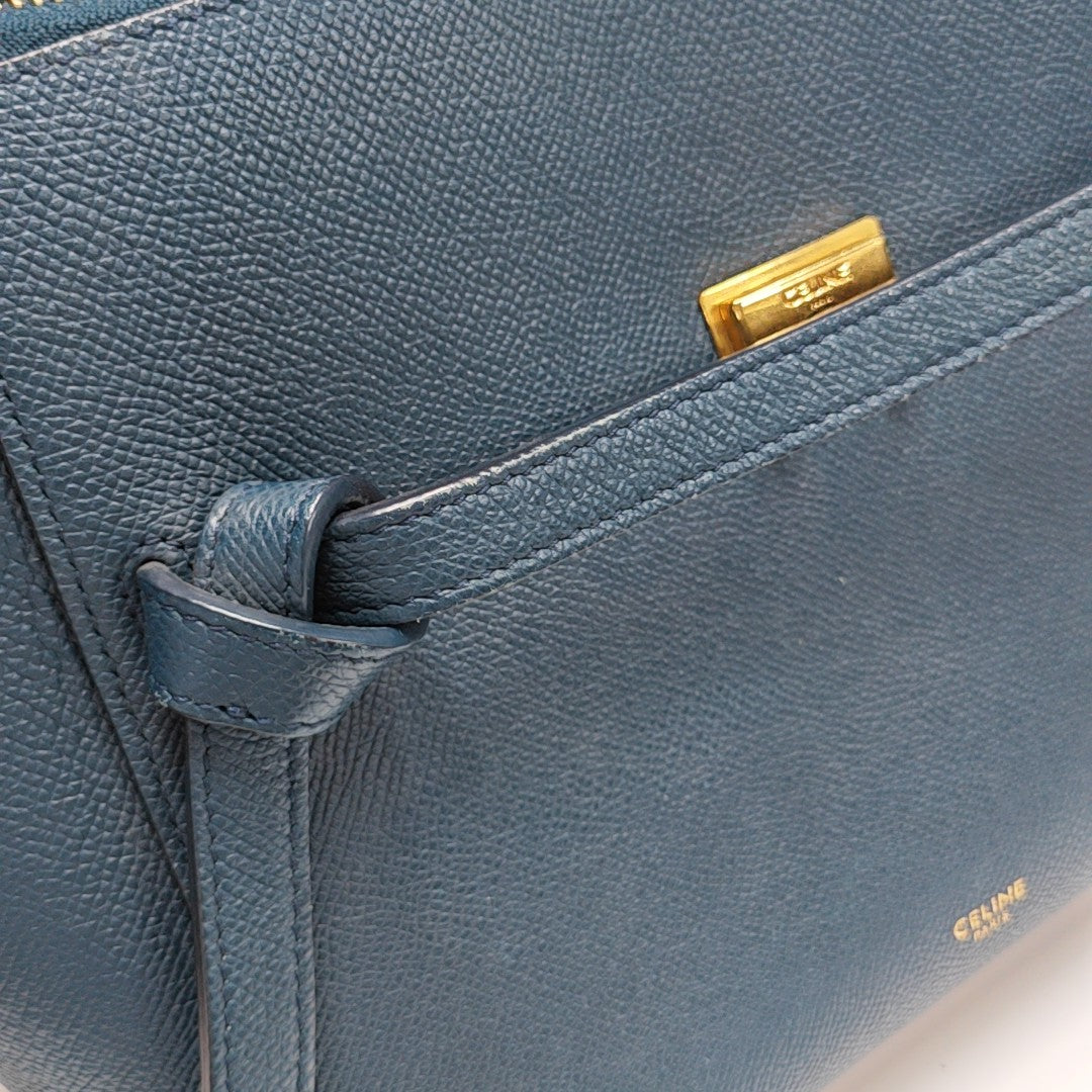 BELT Micro Calfskin Blue