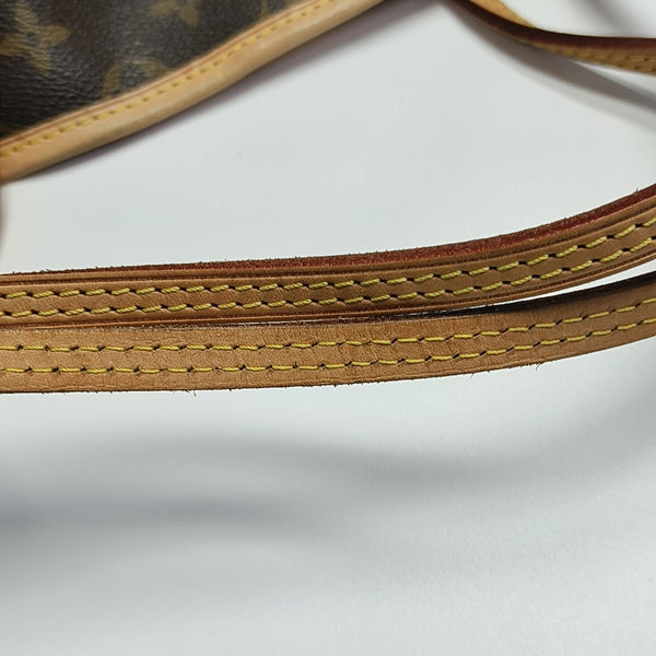 NEVERFULL GM Monogram Coated Canvas Brown