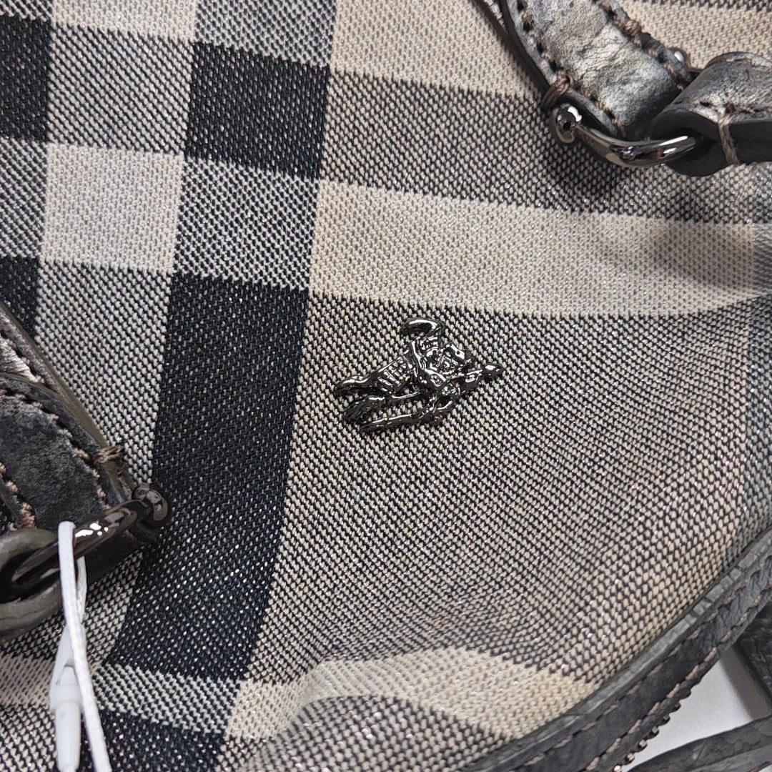 Canvas Top Handle Bag Gray