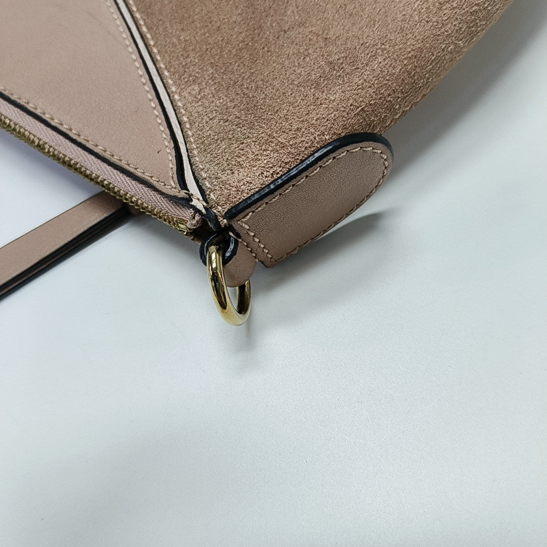 Puzzle Small Calfskin Beige