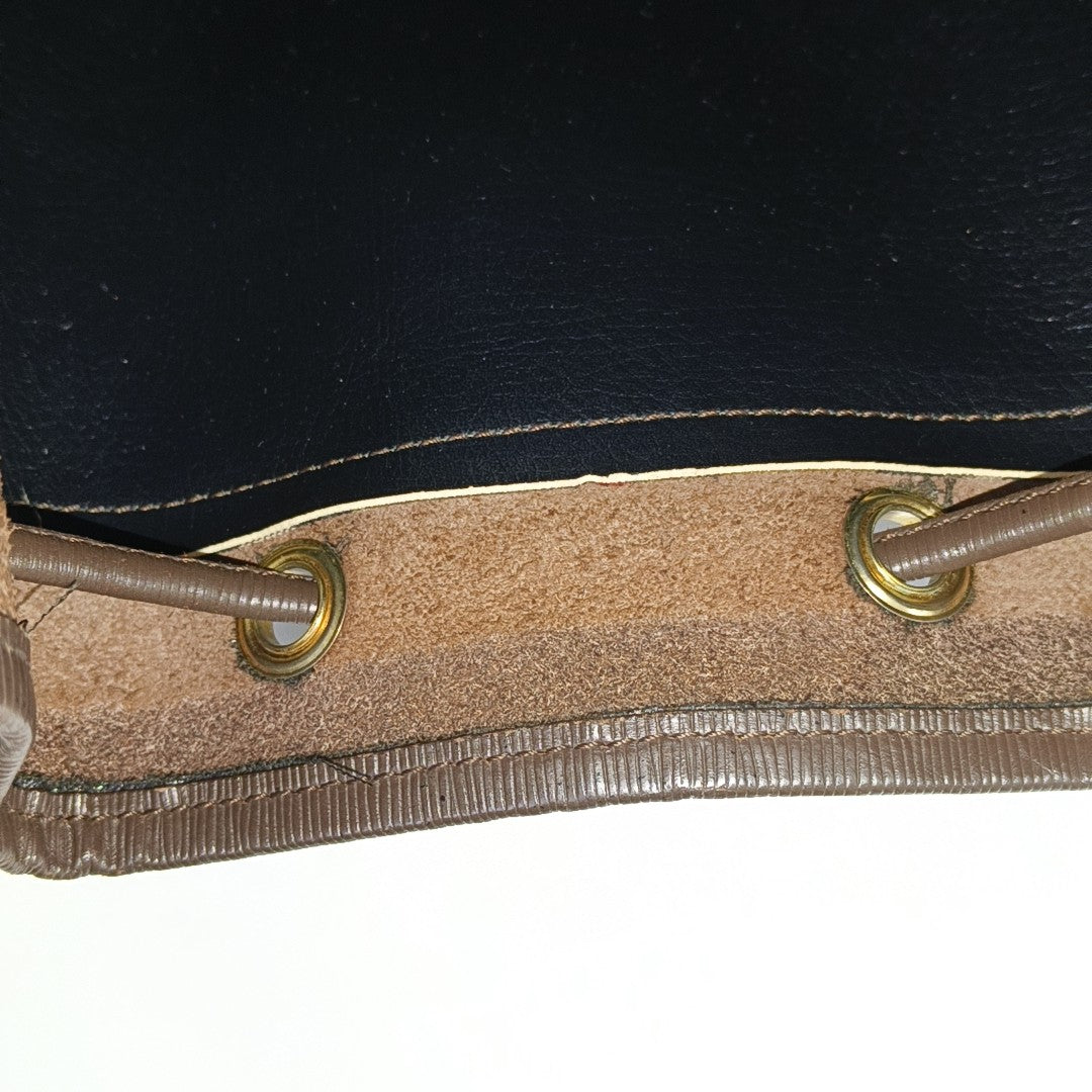 Canvas Bucket Bag Beige