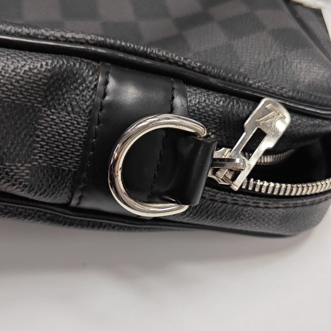 PORTE-DOCUMENTS PM Damier Graphite Coated Canvas Black